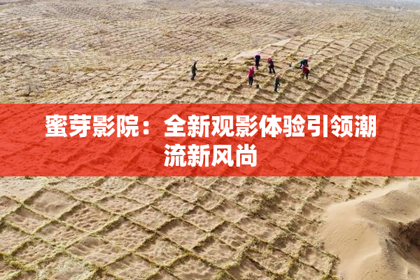 蜜芽影院：全新观影体验引领潮流新风尚