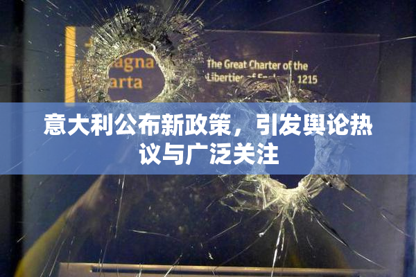 意大利公布新政策，引发舆论热议与广泛关注
