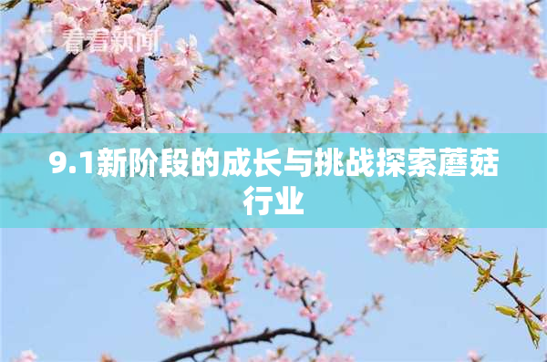 9.1新阶段的成长与挑战探索蘑菇行业