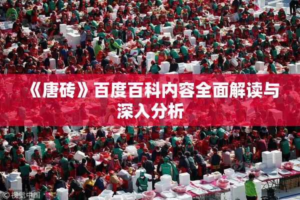 《唐砖》百度百科内容全面解读与深入分析