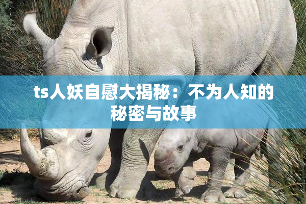 ts人妖自慰大揭秘：不为人知的秘密与故事