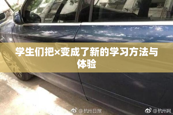 学生们把×变成了新的学习方法与体验