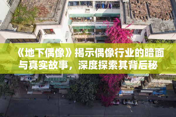 《地下偶像》揭示偶像行业的暗面与真实故事，深度探索其背后秘密