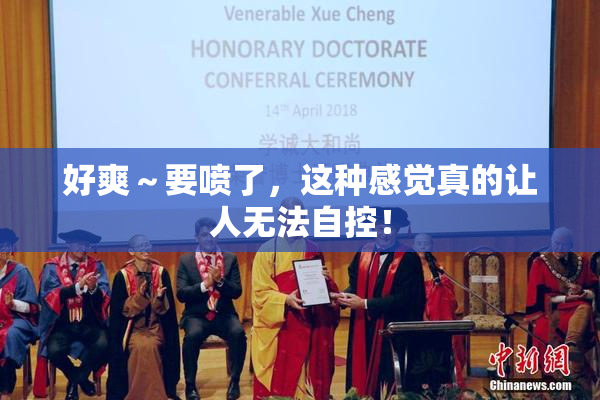 好爽～要喷了，这种感觉真的让人无法自控！