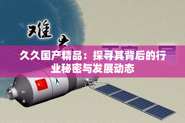 久久国产精品：探寻其背后的行业秘密与发展动态