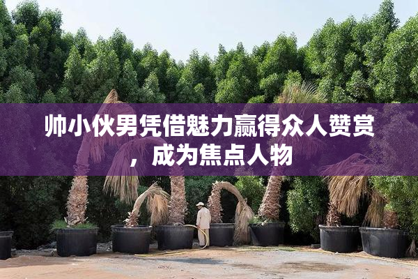 帅小伙男凭借魅力赢得众人赞赏，成为焦点人物