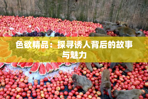 色欲精品：探寻诱人背后的故事与魅力