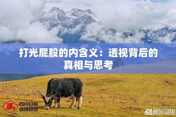 打光屁股的内含义：透视背后的真相与思考