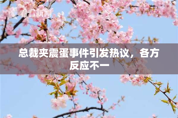 总裁夹震蛋事件引发热议，各方反应不一