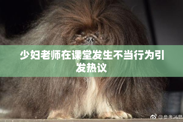 少妇老师在课堂发生不当行为引发热议