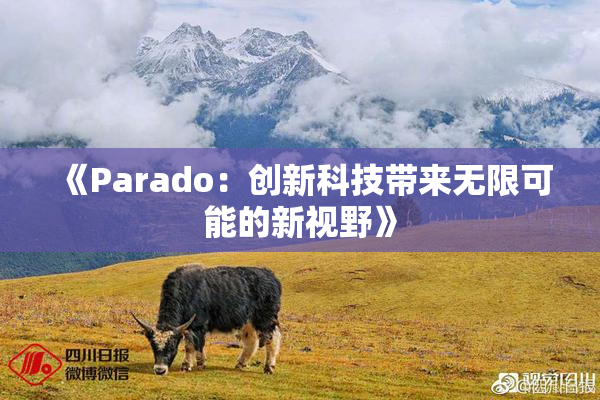 《Parado：创新科技带来无限可能的新视野》