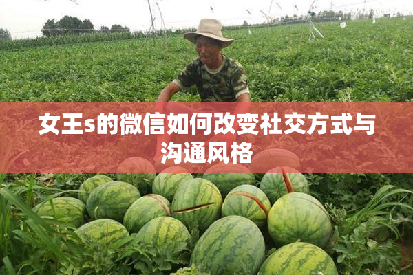 女王s的微信如何改变社交方式与沟通风格