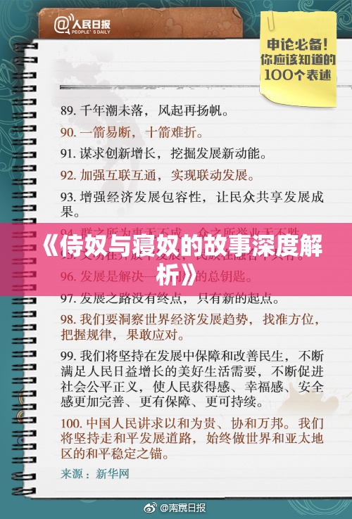 《侍奴与寝奴的故事深度解析》