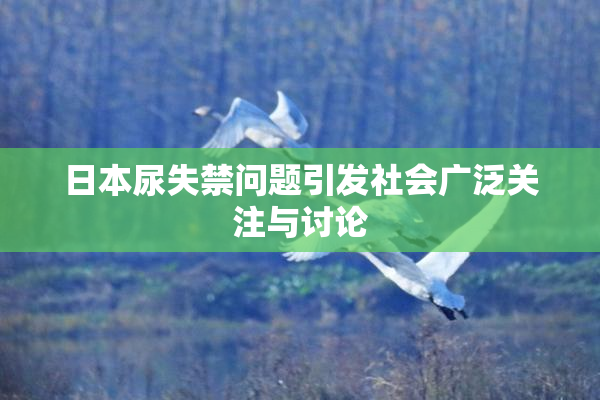 日本尿失禁问题引发社会广泛关注与讨论