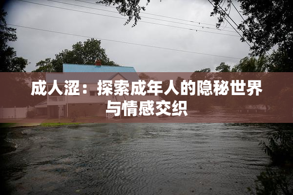 成人涩：探索成年人的隐秘世界与情感交织