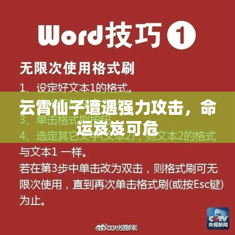 云霄仙子遭遇强力攻击，命运岌岌可危