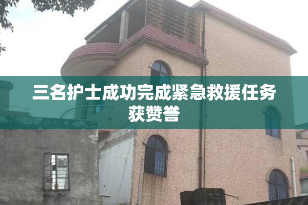 三名护士成功完成紧急救援任务获赞誉