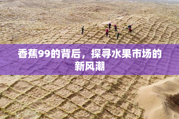 香蕉99的背后，探寻水果市场的新风潮