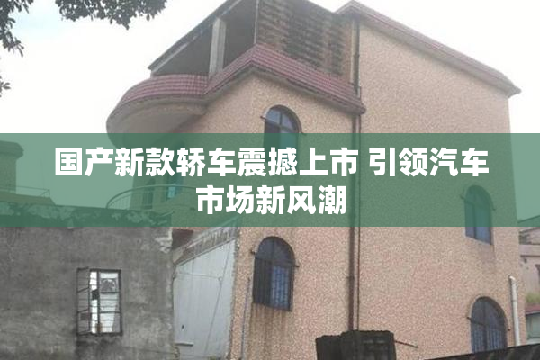国产新款轿车震撼上市 引领汽车市场新风潮