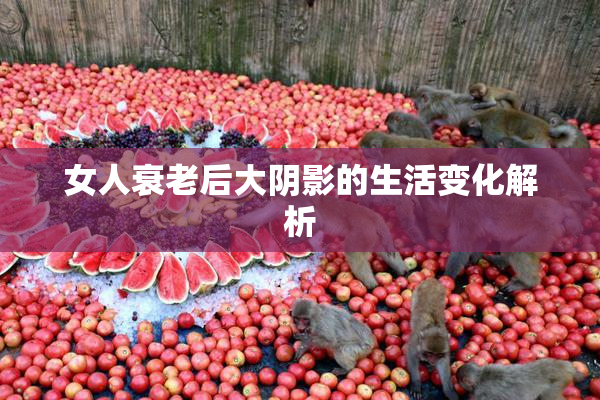 女人衰老后大阴影的生活变化解析