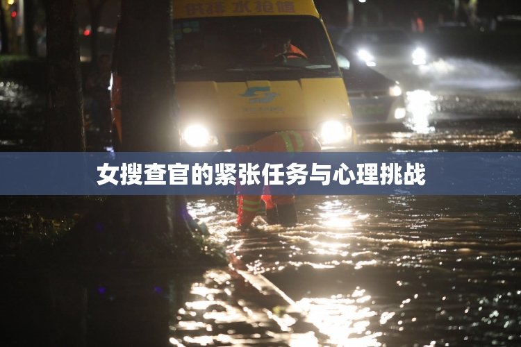 女搜查官的紧张任务与心理挑战