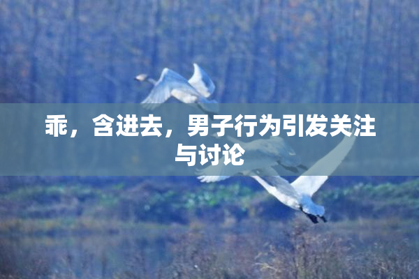 乖，含进去，男子行为引发关注与讨论