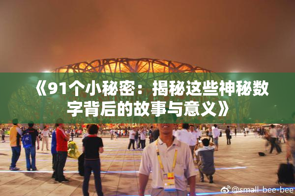 《91个小秘密：揭秘这些神秘数字背后的故事与意义》