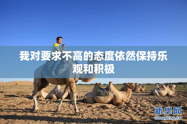 我对要求不高的态度依然保持乐观和积极