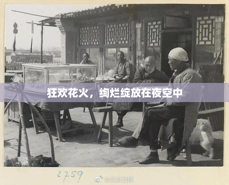 狂欢花火，绚烂绽放在夜空中