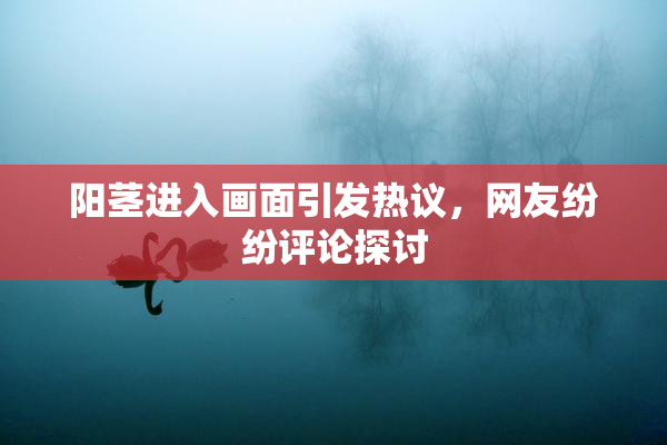 阳茎进入画面引发热议，网友纷纷评论探讨