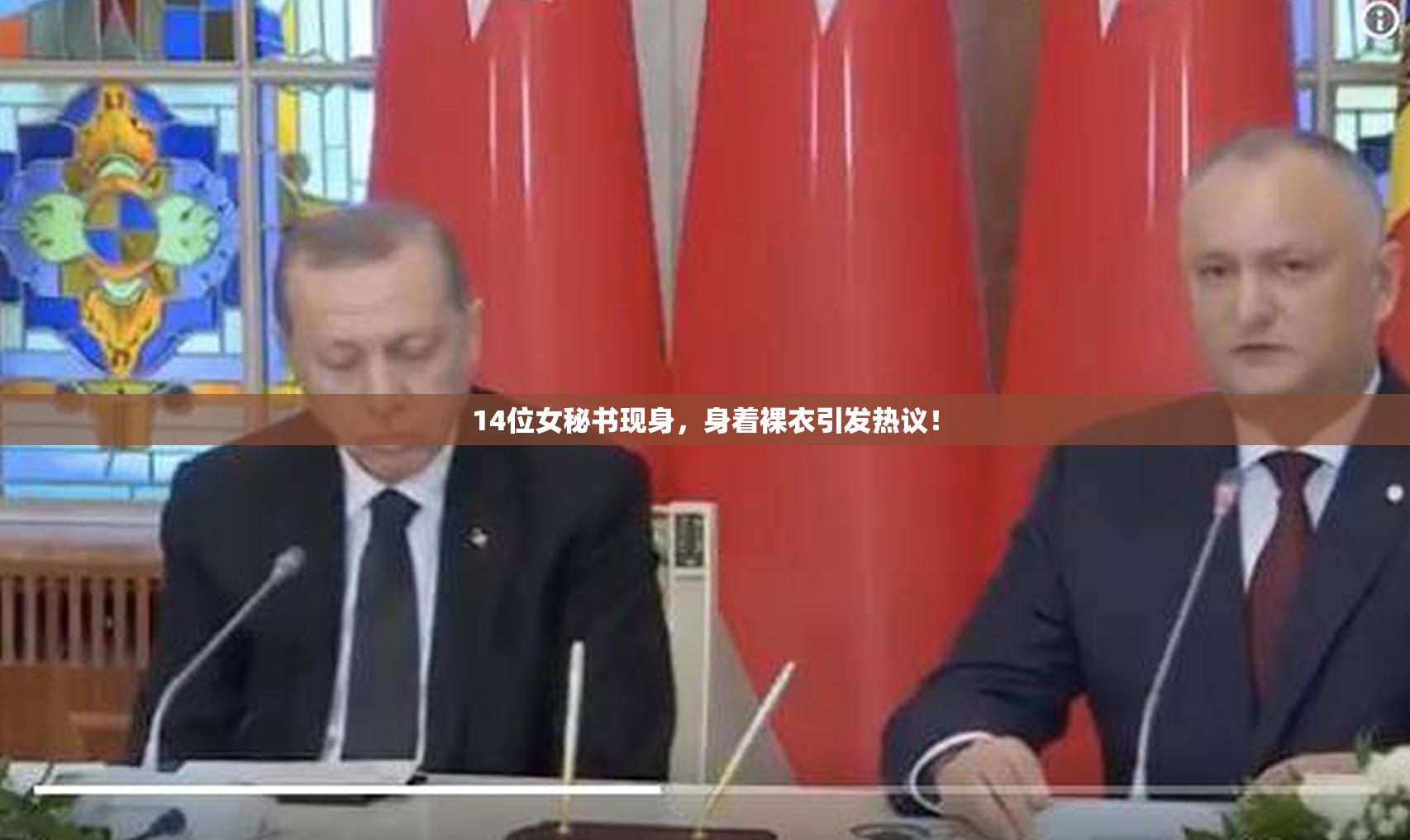 14位女秘书现身，身着裸衣引发热议！