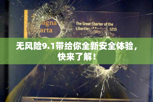无风险9.1带给你全新安全体验，快来了解！