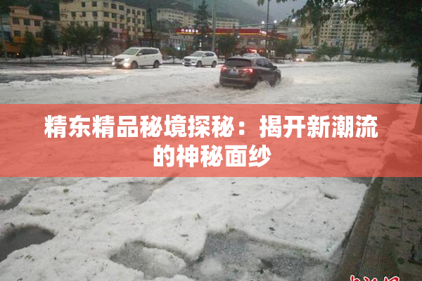 精东精品秘境探秘：揭开新潮流的神秘面纱