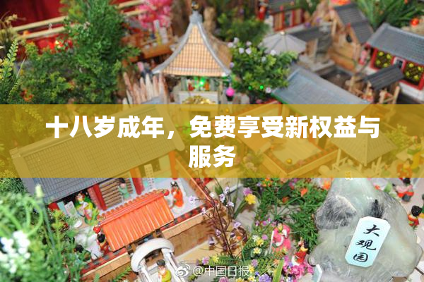 十八岁成年，免费享受新权益与服务