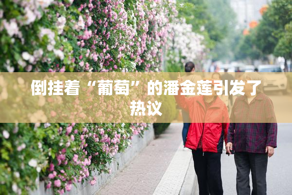 倒挂着“葡萄”的潘金莲引发了热议