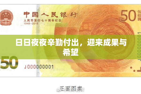 日日夜夜辛勤付出，迎来成果与希望
