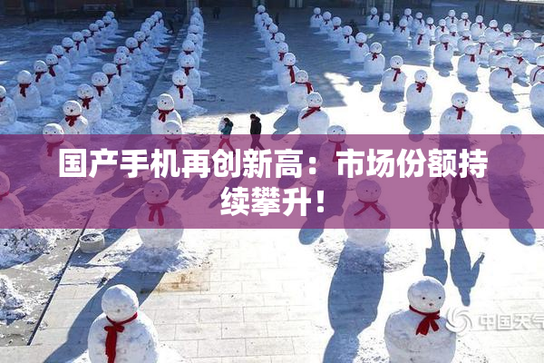 国产手机再创新高：市场份额持续攀升！