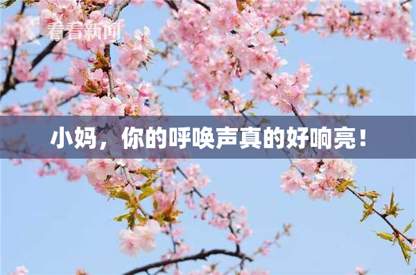 小妈，你的呼唤声真的好响亮！