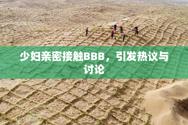 少妇亲密接触BBB，引发热议与讨论
