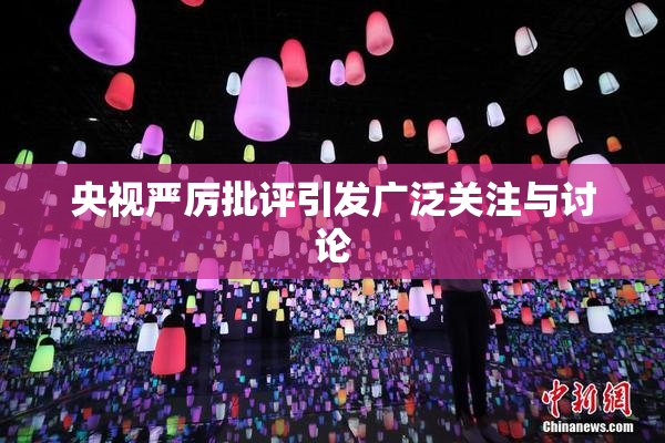 央视严厉批评引发广泛关注与讨论