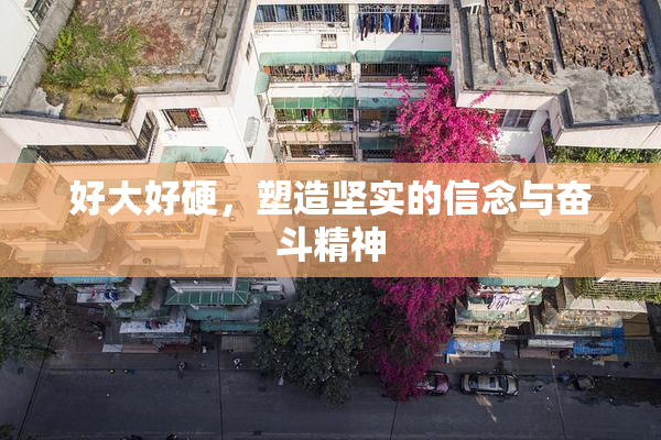 好大好硬，塑造坚实的信念与奋斗精神