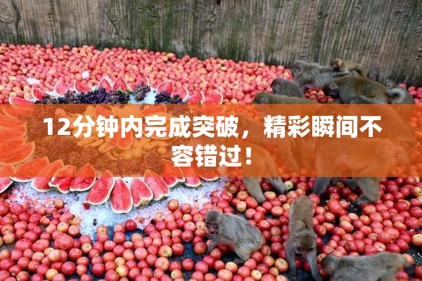 12分钟内完成突破，精彩瞬间不容错过！