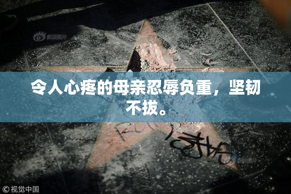 令人心疼的母亲忍辱负重，坚韧不拔。