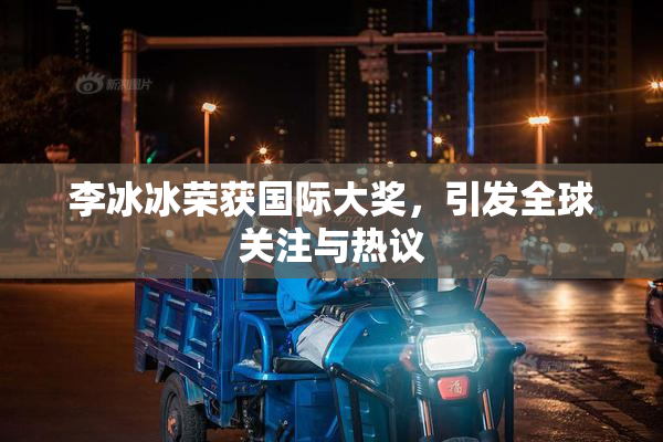 李冰冰荣获国际大奖，引发全球关注与热议