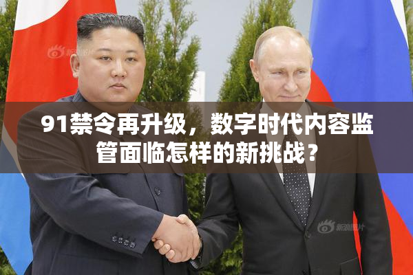 91禁令再升级，数字时代内容监管面临怎样的新挑战？