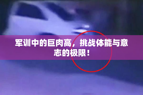 军训中的巨肉高，挑战体能与意志的极限！