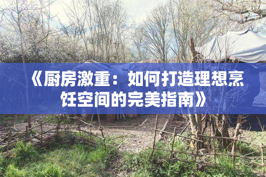《厨房激重：如何打造理想烹饪空间的完美指南》
