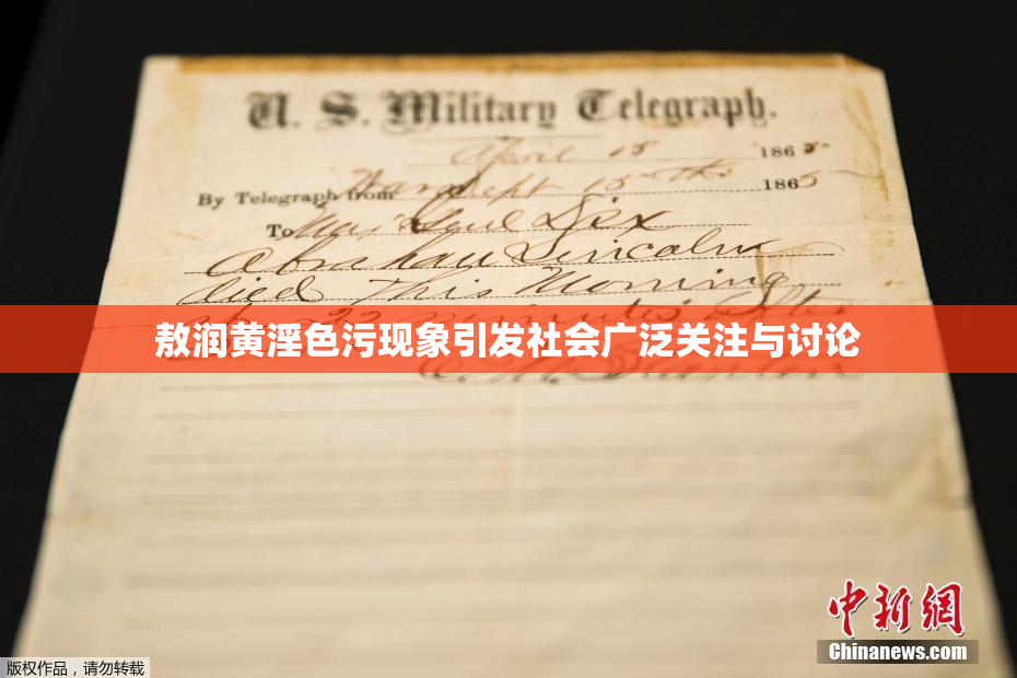 敖润黄淫色污现象引发社会广泛关注与讨论