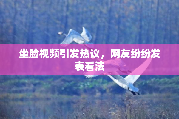 坐脸视频引发热议，网友纷纷发表看法