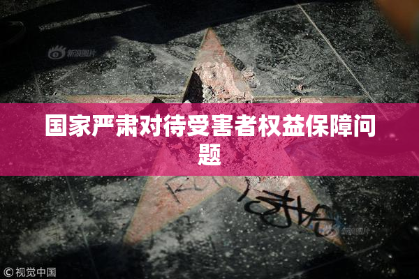 国家严肃对待受害者权益保障问题